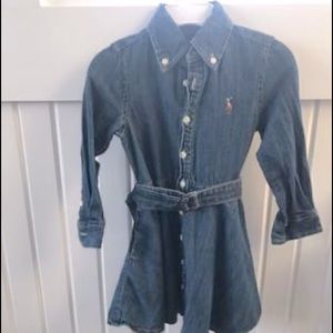 Ralph Lauren 2t denim dress